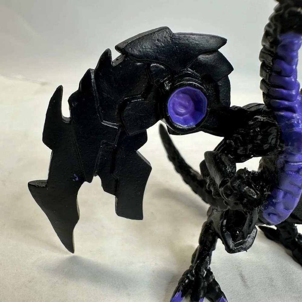 Bakugan Battle Planet Nillious Two Headed Dragon Action Figure Black Purple